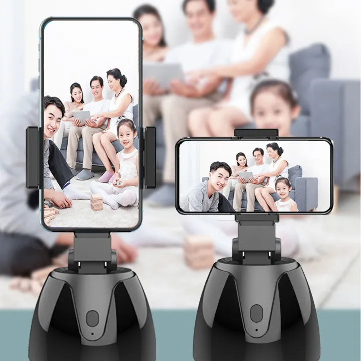 Automatic%20Smart%20Selfie%20Stick%20360%20Degree%20Rotation%20Mobile%20Phone%20Holder%20Face%20Tracking%20Camera%20Tripod%20For%20Video%20Recording%20-%20Image%202