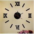 【HOT】 DIY Quartz Clocks Sticker 3D Wall Clock Roman Numeral Mirror Acrylic Home Wall Self Adhesive Hanging Watch Decoration Sticker. 