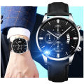 Men's Watches -Luxury Men Business Quartz WristWatch- Leather Bracelet Watch Sports Casual Male Luminous Clock. 