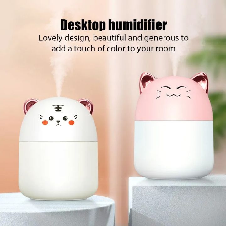 Humidifier Cute Pet 250ml Smart Appliances Diffuser Scent Machine Ultrasonic Cool Mist Mini Personal Humidifier