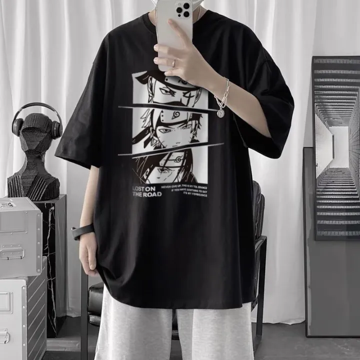 Naruto%20Clothes%20Short%20Sleeve%20MaleTT-shirt%20Anime%20Print%20Two-Dimensional%20Casual%20All-Match%20Loose-Fitting%20plus%20Size%20Half-Length%20Sleeves%20Top%20-%20Image%205