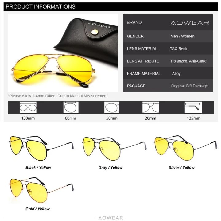 AOWEAR%20Brand%203025%20Goggles%20Vision%20Night%20Glasses%20for%20Driving%20Polarized%20Aviation%20Yellow%20Sunglasses%20Men%20Night%20Vision%20Pilot%20Eyewear%20-%20Image%205