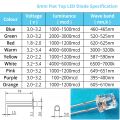 Vorix 100pcs 5mm Flat Top White Red Yellow Blue Green Emitting Diode Lamp beads LED Wide Angle Ultra Bright Bulbs F5 5mm Light Diodes. 