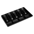 Cash Register Drawer Insert Tray Cash Register Drawer Tray Supermarket Cash Box 5 Banknotes/4 Coin Compartments with Metal Clips. 