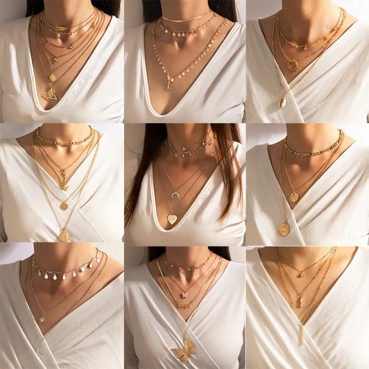 %E3%80%90ZOSR%E3%80%91Bohemian%20Moon%20Pendant%20Necklace%20for%20Women%20Charms%20Star%20Shiny%20Crystal%20Stone%20Multi-layer%20Geometry%20Party%20Jewelry%20Collar%20-%20Image%203