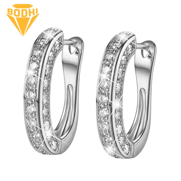 1%20Pair%20Earrings%20Charm%20Attractive%20Ring%20Shape%20Dainty%20Huggie%20Earrings%20for%20Women%20-%20Image%208