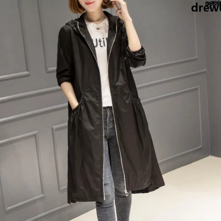 Clothing%20Slim%20Fit%20Thin%20%E3%80%95%20Trench%20Coat%20Mid-Length%20Coat%20Spring%20and%20Autumn%20Hat%20Trendy%20Knee%20Female%20over%20Style%20%7B%20Wind%20Connection%20%E3%80%95%20Raincoat%202019%20Slimming%20Korean%20Style%20New%20%EF%BF%A3%20-%20Image%202