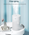 260ml Aroma Diffuser USB Smart Ultrasonic Air Humidifier Desktop Mute Essential Oil Diffuser Atomizer with LED Lamp for Home Car. 