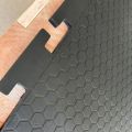 TUFF Fitness Natural rubber Interlocking Floor tile for home Gym, Gym mat for home workout equipment, Safety Mat for Kids, High Quality rubber for garage or outdoor. 24-inch x 24-Inch, 4 Square Ft mat 13mm thickness.. 