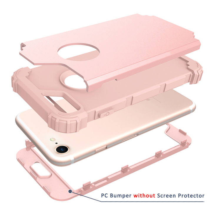 Shockproof%20Phone%20Cases%20For%20iPhone%20XS%20X%208%207%206%206s%20Plus%20Cover%20Durable%20PC+TPU%203%20Layer%20Hybrid%20Full%20Body%20Protect%20Anti-Knock%20Armor%20Case%20-%20Image%202