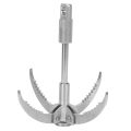 Folding Grappling Hook Semi Automatic Opening Grappling Hook with Claw for Outdoor Field Survival Activities. 