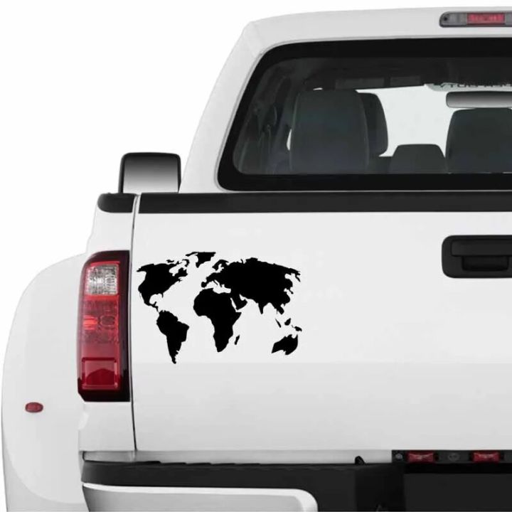 F415#%20World%20Map%20Personality%20Fashion%20Decor%20Vinyl%20Decal%20Waterproof%20Balck%20Car%20Sticker%20Without%20Background%20-%20Image%202