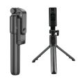 R1 Universal Bluetooth Selfie Stick Tripod with Wireless Remote Control Mini Retractable Selfie Stick 360 ° Phone Bracket. 
