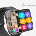 T20 Ultra2 Smart Watch 2024 2.09 Big Screen  Four Stripes,  4-in-1 set Bluetooth call watch heart rate sports. 
