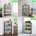 Heavy Duty 4-layer foldable Shelf, kitchen storage rack, No Assemble Required, Microwave and Oven Rack. 