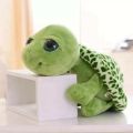 Baby Gift Kids Short Plush Parent-child Doll Animal Cartoon Big Eyes Tortoise Green Tortoise Plush Toy Turtle Stuffed Toy. 