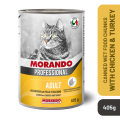 Morando Professional Chunk With Chicken & Turkey Cat Wet Food Tin 405g. 