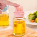 Oil Bottle Brush with Cover Oil Bottle Brush Portable Silicone Integrated Baking BBQ Kitchen Tool accessories durable. 