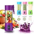 Portable Blender, 4 blade Personal Size Electric Rechargeable USB Juicer Cup, Fruit Mixer Machine with 4 Blades for Home and Travel. 