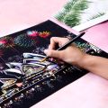 New Colorful urban adult decompression scratch painting toy night DIY hand-painted creative birthday gift Home decoration M043. 