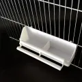 Parakeet Lovebird Finches Small Animals Food Dish Hanging Plastic Cage Cup Bird Feeder Water Drinker Feeding Bowl. 