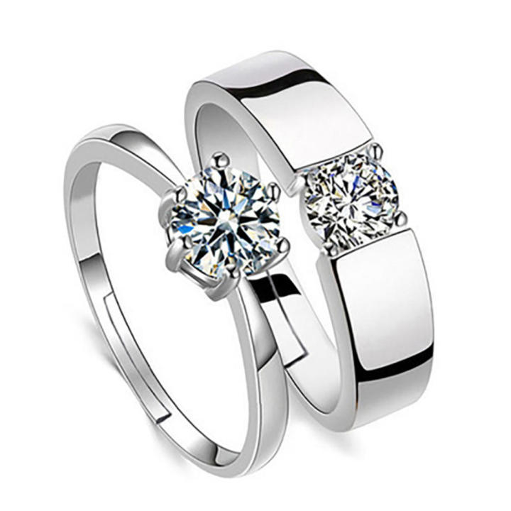 Pair%20Ring%20%20Wedding%20Ring%20One%20Carat%20%20Plated%20Ring%20Couple%20Pair%20Ring%20Wedding%20Props%20Square%20-%20Image%202