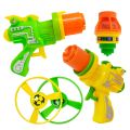 Pyramid Bouncing top shooting toy gun for kids with light. 