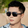 LouisWill Men Sunglasses Double Beam Frame UV400 Polarized Glasses Square Shape Sunglasses Eyewear Ultra Light Elastic Leg Anti Glare Glasses Outdoor Sports Driving Sunglasses. 