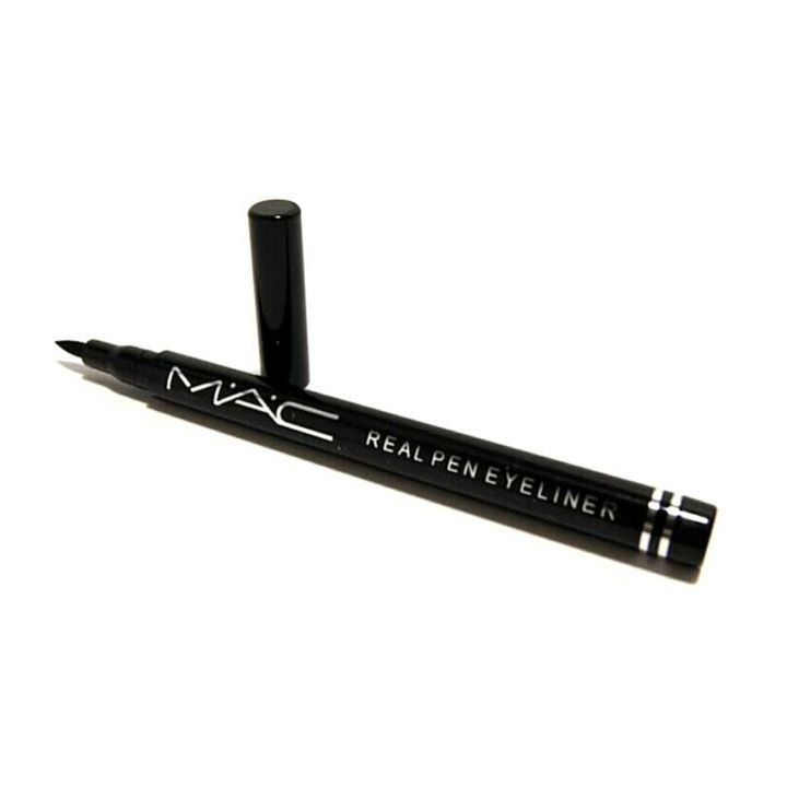 MAC Sketch Pen Waterproof Liquid Eyeliner Pencil - Black - First Copy