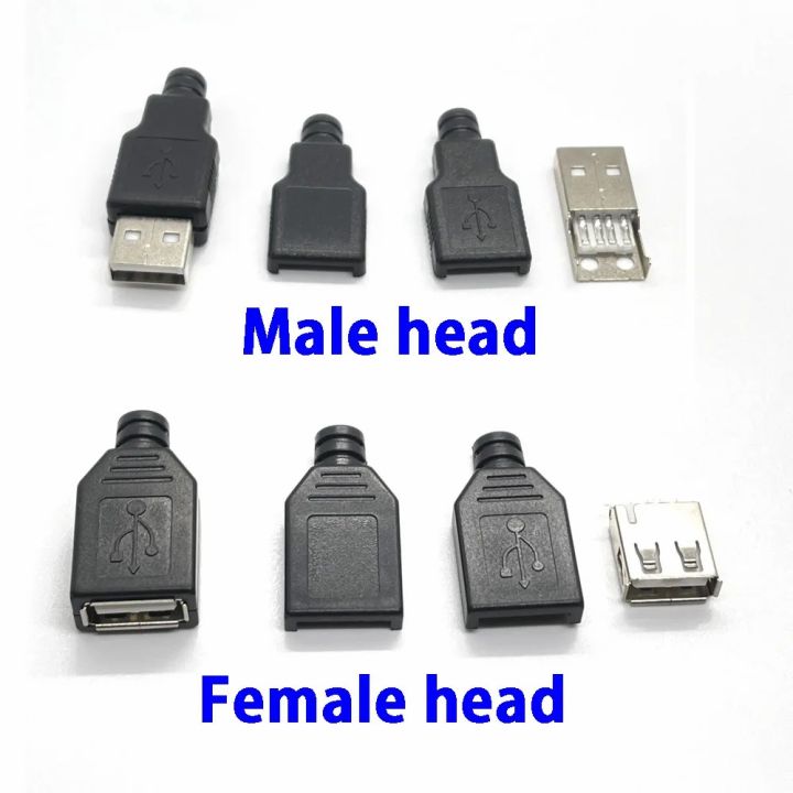 Type%20A%20Male%20Female%20USB%204%20Pin%20Plug%20Socket%20Connector%20With%20Black%20Plastic%20Cover%20Type-A%20DIY%20Kits%20-%20Image%202