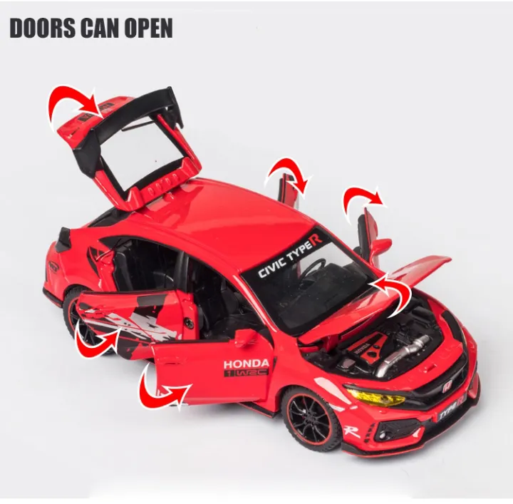 1:32%20HONDA%20CIVIC%20TYPE-R%20Alloy%20Car%20Model%20Diecasts%20&%20Toy%20Vehicles%20Metal%20Sports%20Car%20Sound%20and%20Light%20Collection%20Gift%20-%20Image%205
