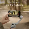 DJI Osmo Mobile SE Intelligent Gimbal, 3-Axis Phone Gimbal, Portable and Foldable, Android and iPhone Gimbal with ShotGuides, Smartphone Gimbal with ActiveTrack 6.0, Vlogging Stabilizer. 