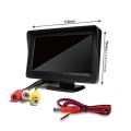 12V 4.3 inches 2-Way Car TFT LCD Display Monitor Back Screen AV Input Preferred 800 x 480 HD. 
