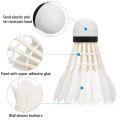 Duck Feather Feather Shuttlecock Foam Ball Head White Badminton for Outdoor Primary Training Amateur Activities. 