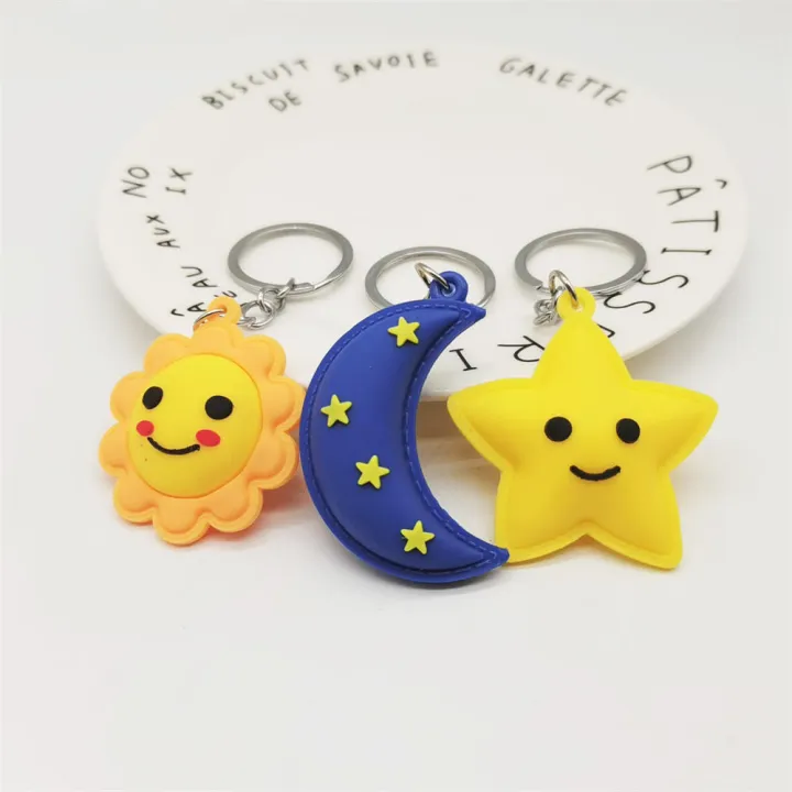 Moon%20And%20Star%20Keychain%20PVC%20Keychain%20Soft%20Rubber%20Keychain%20Cute%20Keychains%20Smiling%20Sun%20Keychain%20Souvenir%20Keychains%20-%20Image%202