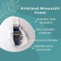 Original Kirkland Signature Men's Minoxidil Foam - 1 Month Supply Hair Regrowth Treatment - Easy to Use, Less Itchy, Less Discomfort, Less Irritation, Easily Washable | KIRKLAND MINOXIDIL 5% USA HAIR & BEARD REGROWTH TREATMENT. 