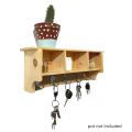 wooden wall decor / key holder / wall shelf / key hanger PWD 111. 