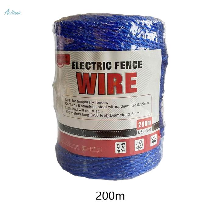 Electric%20Fence%20Electronic%20Fence%20Rope%20200M%20for%20Fence%20Cows%20Horse%203.5mm%20-%20Image%206