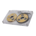 Reel To Reel Blank Cassette Tape Blank Sound Cassette Tape 50 Minutes Normal Bias Double Sided Transparent Box for Music Recording. 