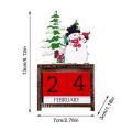 2024 Desk Calendar Wooden Christmas Countdown Calendar Christmas Decoration Supplies Desk Calendar 2023-2024 Advent Calendar Party Supplies Christmas Countdown Decorations Christmas Ornamentsdesk Calendar Calendar Christmas Gifts. 