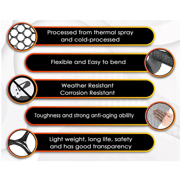 3X%2015.7%20Inch%20x%2010FT%20Plastic%20Chicken%20Fence%20Mesh,Hexagonal%20Fencing%20Wire%20for%20Gardening,%20Poultry,%20Chicken%20Wire%20Frame%20Black%20-%20Image%205