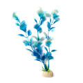 Vibrant AquaticScape Underwater Aquarium Plant - Realistic 20cm Plastic Simulation Grass for Fish Tanks. 