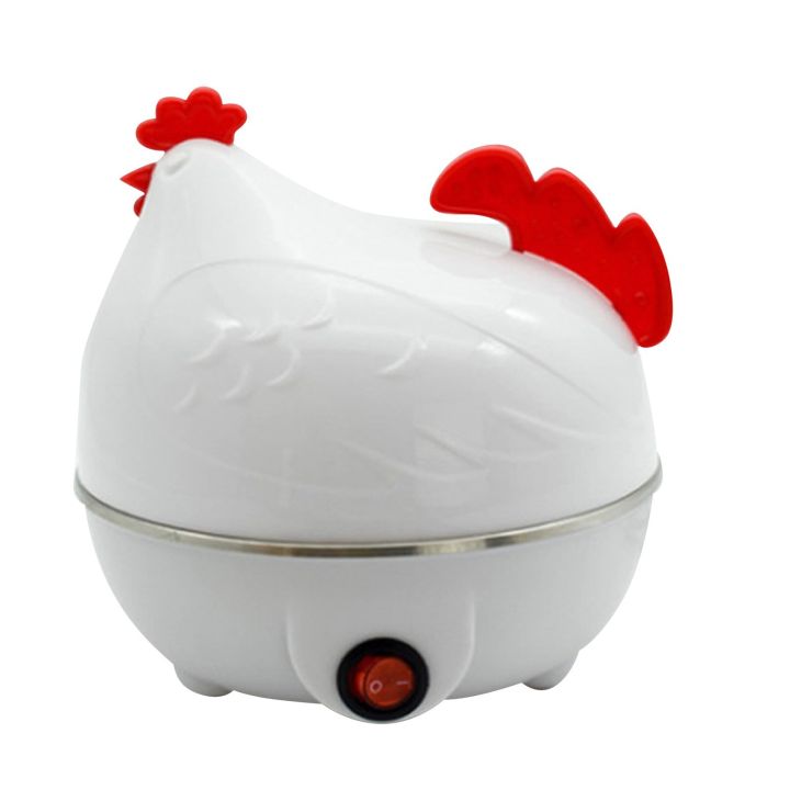 Kitchen Accessories Chicken Shape Electric 7 Holes Egg Boiler Steamer Cooker Stainless Steel Egg Cooker Kitchen Cooking Tools-A