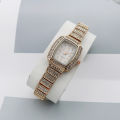 New 2024 Diamond Square Women's Quartz Bracelet Watch Good-looking Women's Casual Fashion Watch Watch. 