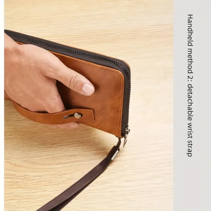 Men'S%20Wallet%20Long%20Fashion%20Soft%20PUPU%20Faux%20Leather%20Wallet%20Zipper%20Multi-Card%20Holder%20Youth%20Money%20Clip%20Phone%20Bag%20Large%20Capacity%20-%20Image%204