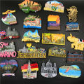 【LuxeGlow】World Countries Resin Decorative Magnets for Fridge SAN Marino Canterbury Jerusalem Magnetic Refrigerator Stickers Home Decor. 