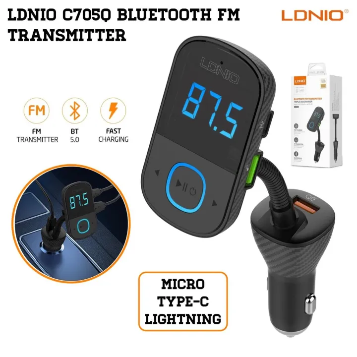 LDNIO%20C705Q%20Bluetooth%20FM%20Transmitter%20with%20Triple%20USB%20Car%20Charger%20-%20Image%204
