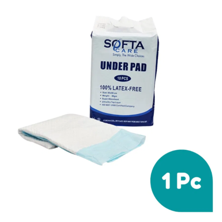 SOFTA Under Pad - 1Pcs - Latex Free - 60cm x 90cm | Daraz.lk