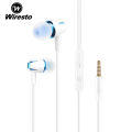 Wiresto In Ear Headphones Wired Noise Canceling Headphone HIFI Sound Quality HIFI Subwoofer Headset with HD Mic. 
