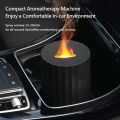 Portable Moisturize Water Sprayer Colorful Night Light Flame Humidifier Aroma Diffuser Atmosphere Light Timed Shutdown. 